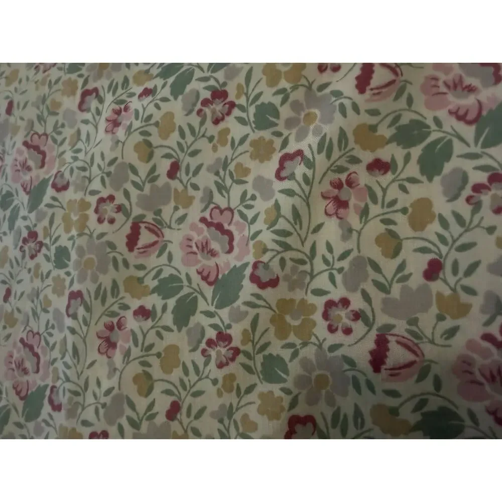 Vintage Floral Ruffle Standard Pillowcases Cottagecore Shabby Chic Set Of 2